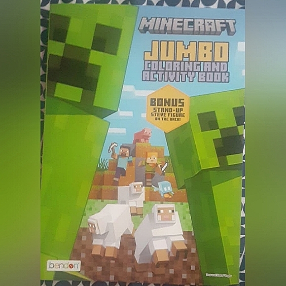 New Minecraft  Coloring and Activity Book - Picture 1 of 1
